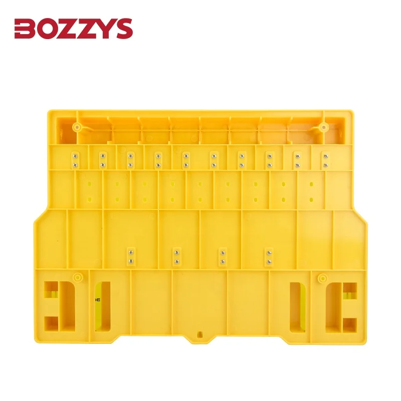 20pcs Safety Padlock PC Durable Lockout Station with transparent cover and 14 lock positions and  Used for Industrial lockout