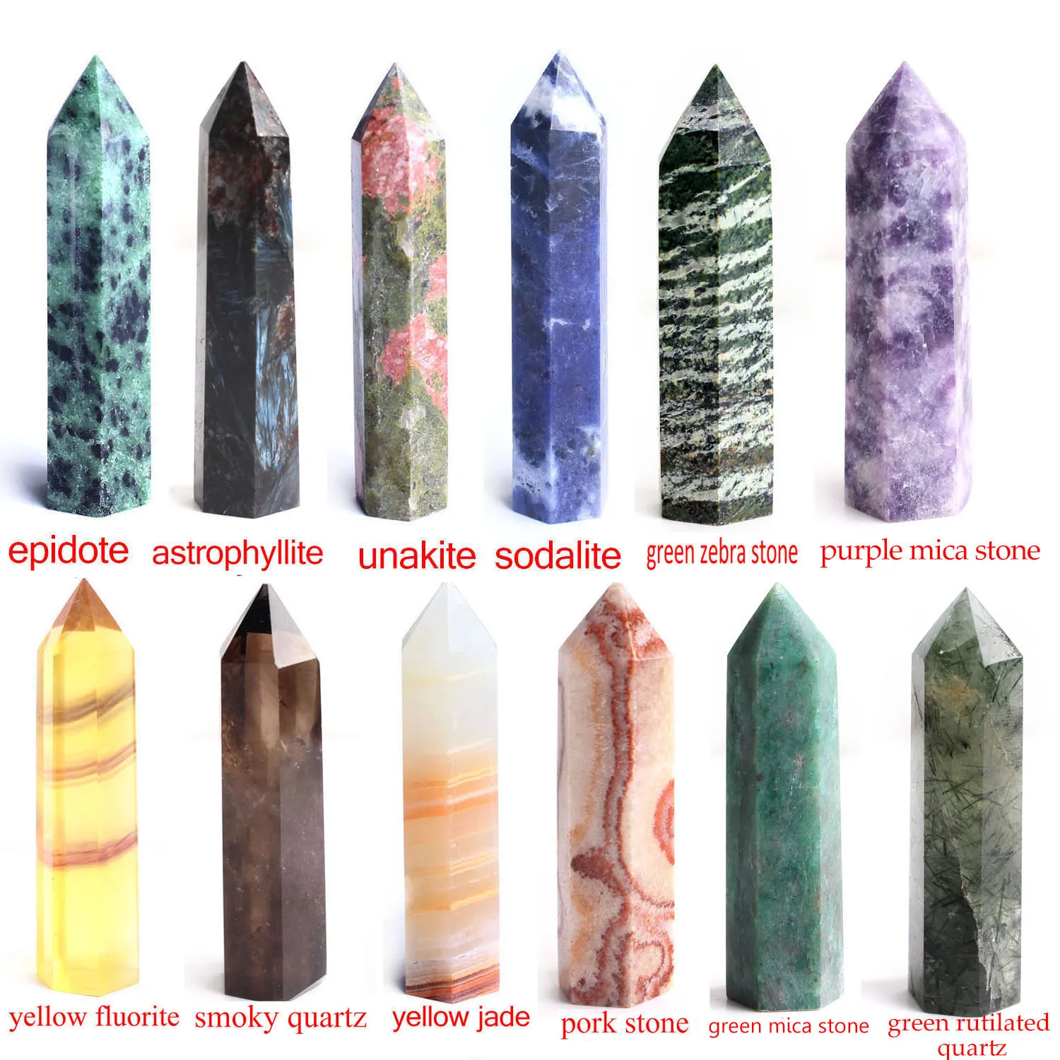 Натуральный кристалл 5-6 см, случайный лечебный камень Yoni, каменная кварцевая башня, палочка для лечения, украшение