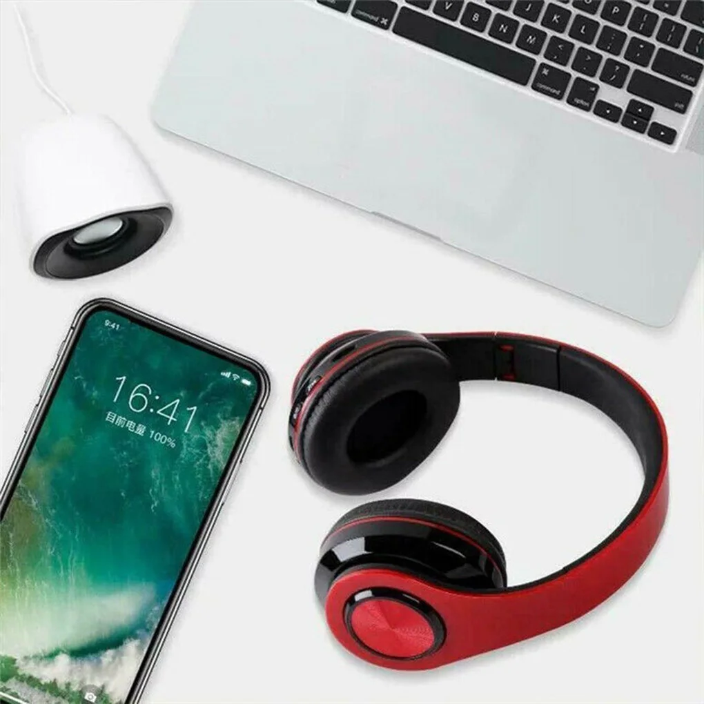 Colorful LED Light BT Headset Stereo Foldable Headphone Earphone Voice B39 RGB Luminous Wireless BT 5.0 Headset Gaming