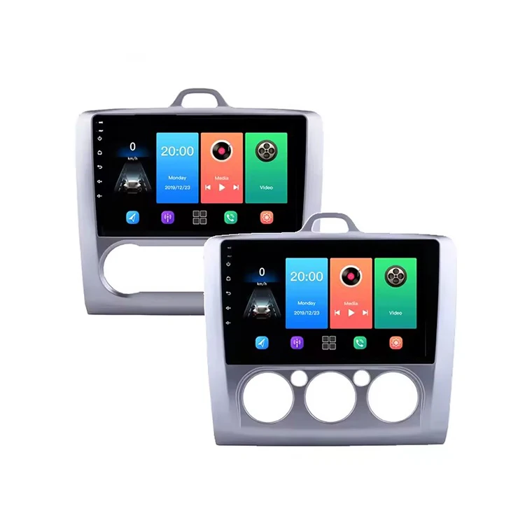 2 Din 2.5D экран GPS навигация Android автомобильный мультимедийный плеер Аудио Видео Стерео Радио для Ford Focus S-Max Mk2 Mk3 2004 ~ 2011