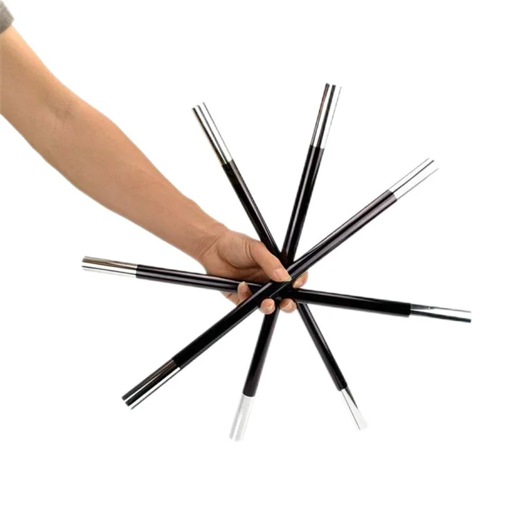 High Quality Professional Smart Illusion Wand Magic Trick Plastic Black magic Cane Props Toy