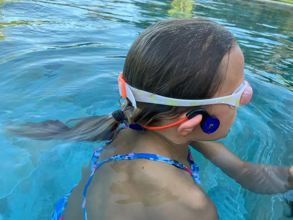 Swim Coach Communication Training System SwimTalk Bone Conduction Headphone