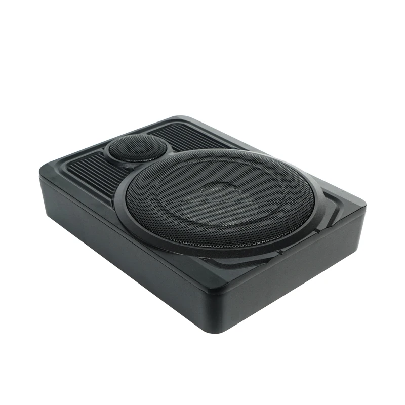 Hot Selling factory price 10 Inch flat subwoofer high power under Super Thin Under Seat Audio Car Subwoofer