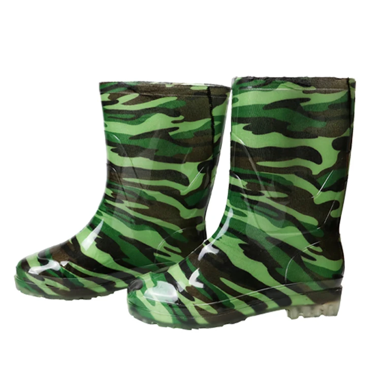 Factory Direct Sales Waterproof Rain Boots Men PVC Water Proof Outdoor Boots