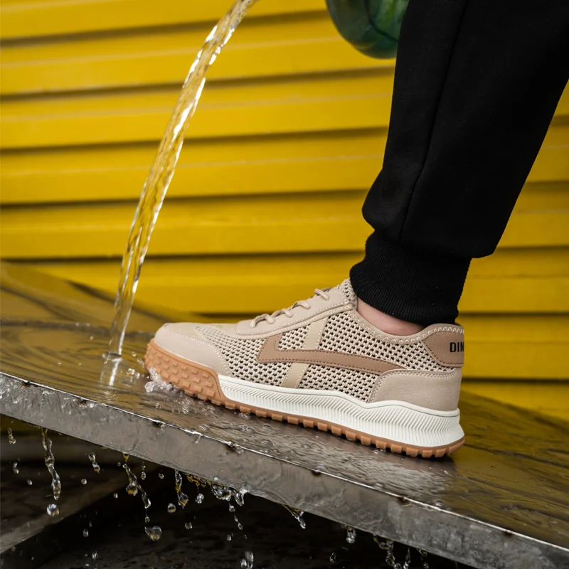 Industrial Protective Fashion Breathable Work Boot Casual Trainers Steel Toe Safety Shoes for Men safety shoes