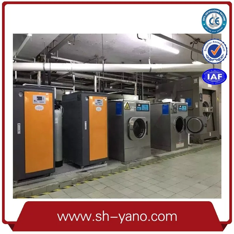 China Shanghai YANO Boiler Electric Steam Boiler Power 50 kw Steam  70 kg/h Used for Oil pipeline filter cleaning.