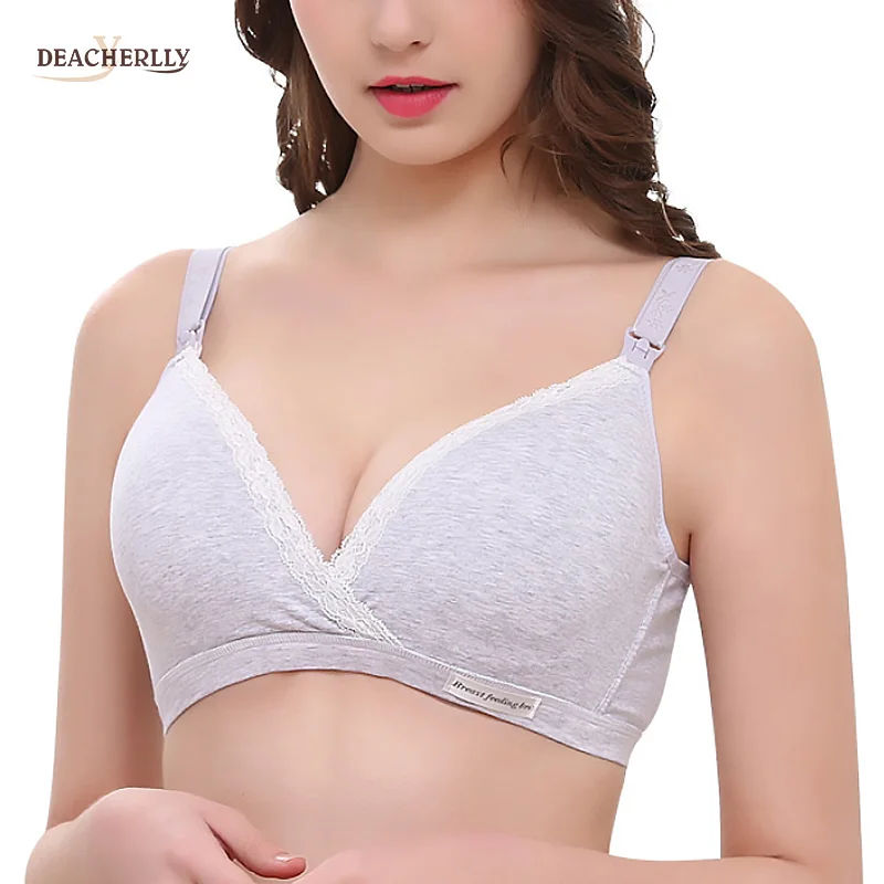Womens Soft Seamless Sleep Nursing Bra for Breastfeeding Clip Down Maternity Bras Plus Size