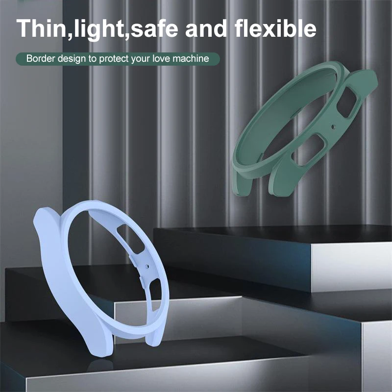 PC injection hollowed out protective shell bumper case watch cover for samsung galaxy watch 6 classic 40/44/43/47mm