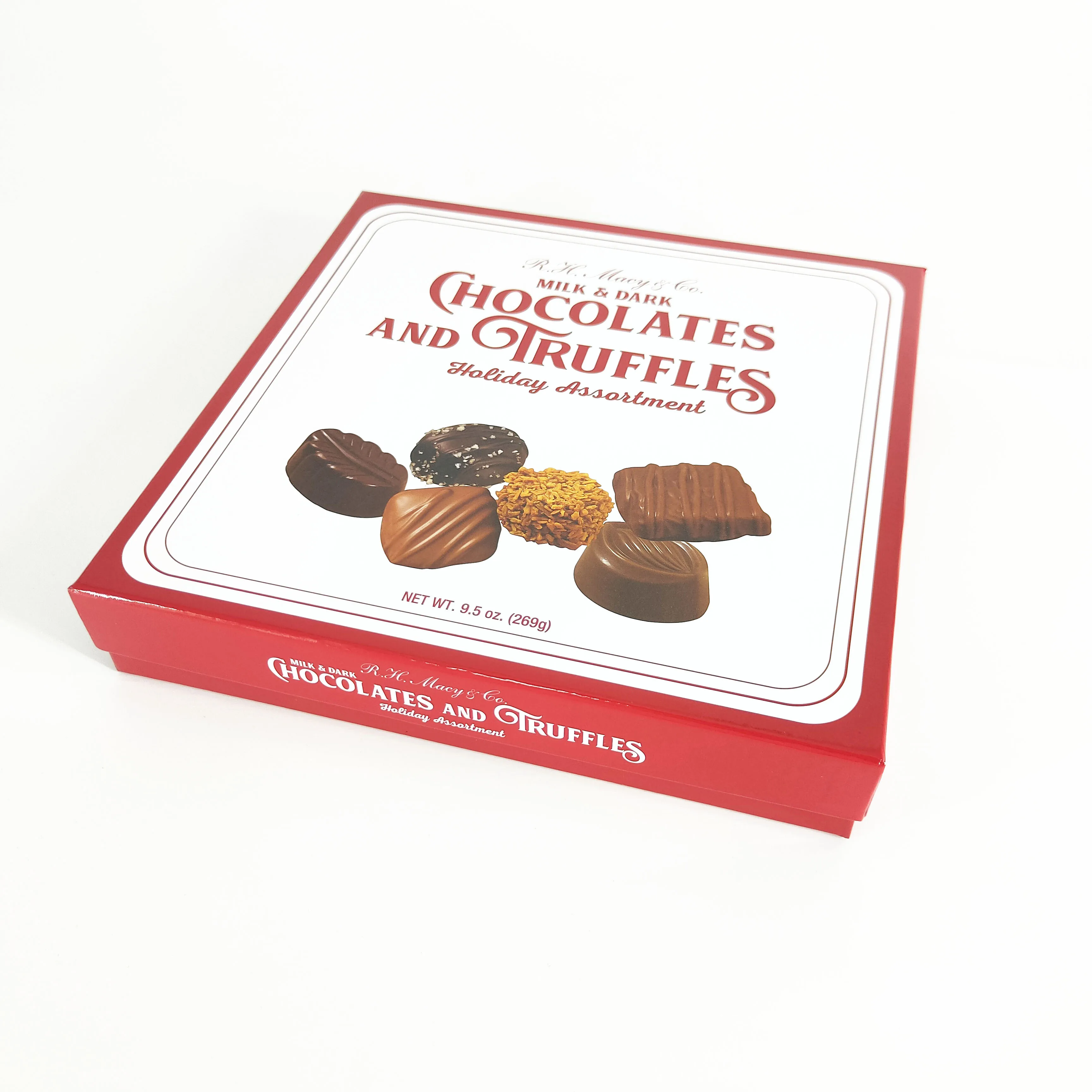 high quality Custom Luxury Praline Almond Chocolate Gift set paper cardboard box Packaging with PET tray