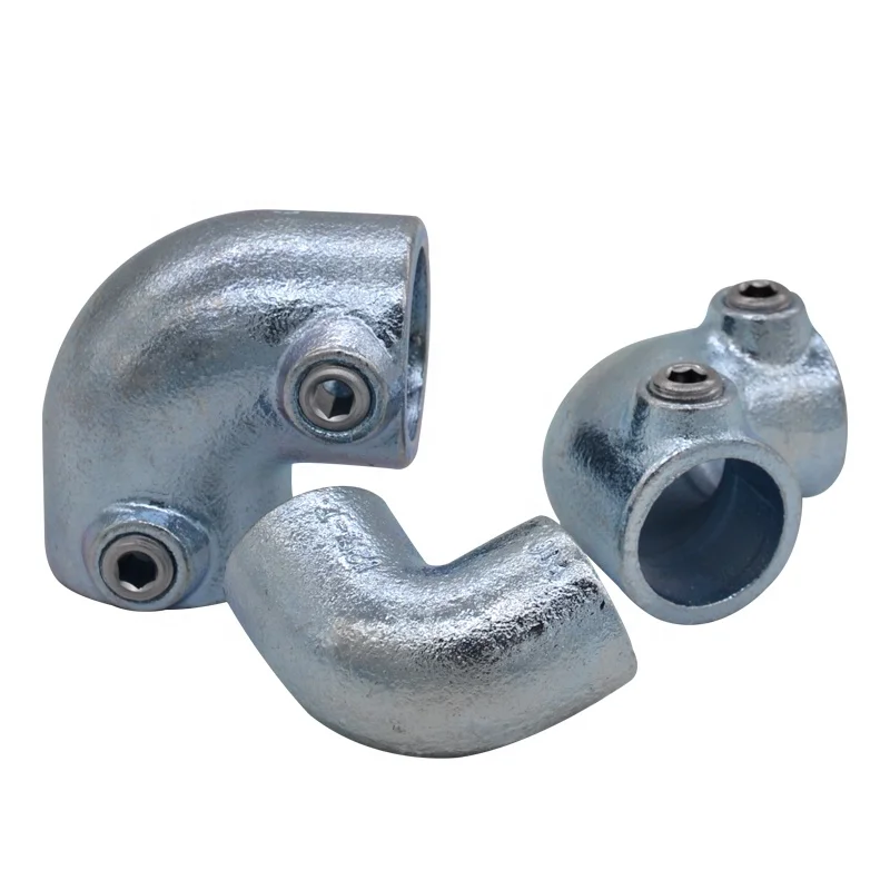 Clamp Galvanized Key Fittings Iron Pipe Clamp Fittings Malleable Iron Pipe Clamp