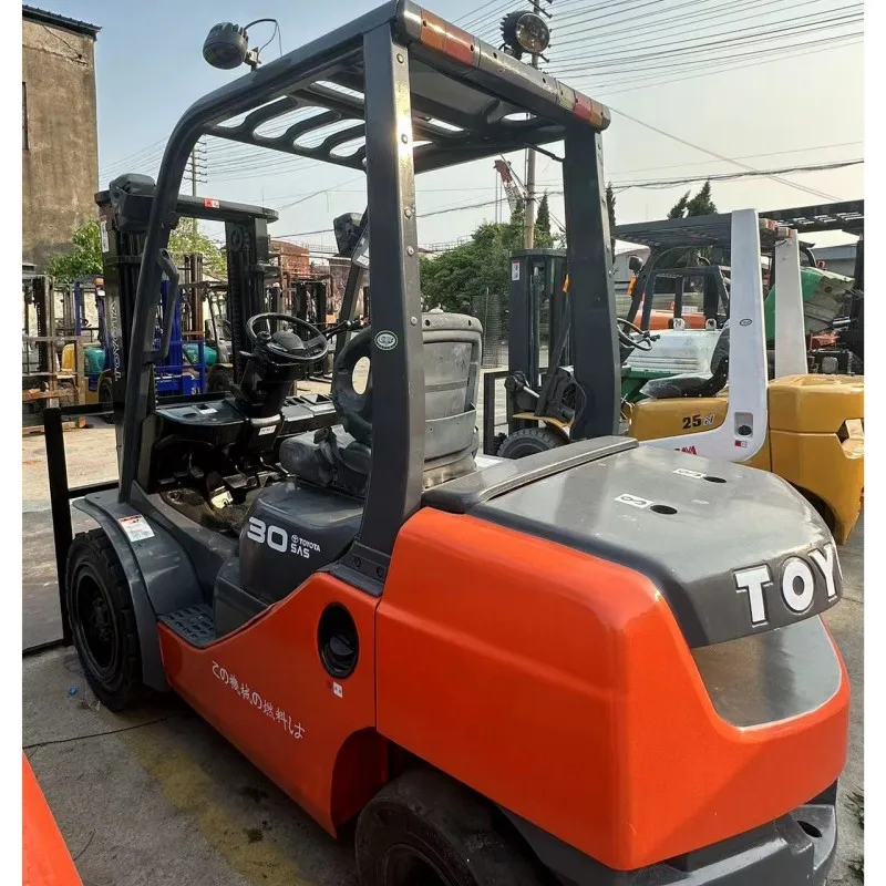 Used original Toyota electric forklifts cheap prices 3 ton 2.5 ton FD30 FD25 FD50 used forklift for hot sale