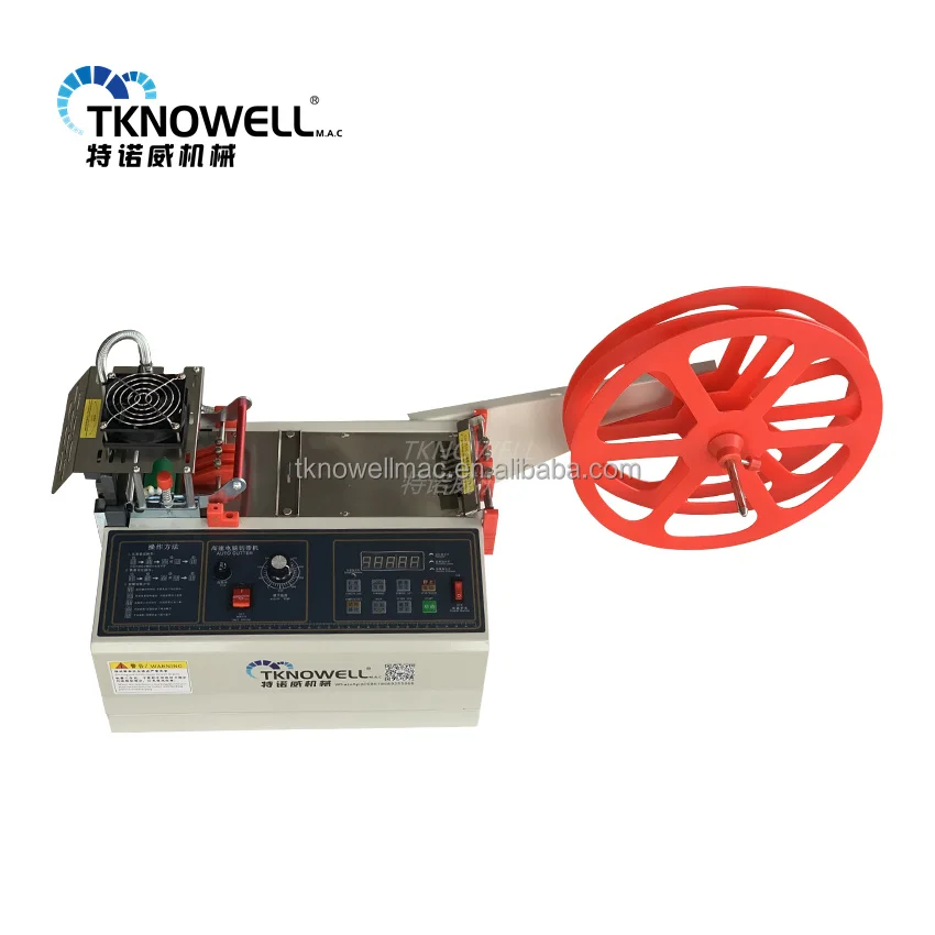 Automatic Computer Tape Cutter Hot And Cold Knife Nylon Webbing Tape Ribbon Zipper Elastic Rope Care Label Cutting Machine