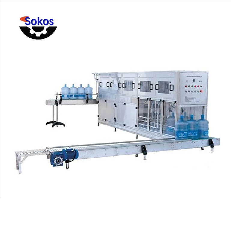 Automatic 5 gallon  water jar 20 liter filling machine for pure spring drinking mineral water plant