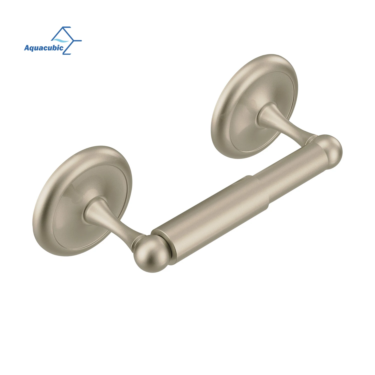 Aquacubic Pivoting Toilet Paper Holder Black Bathroom Wall Mounted Toilet Roll Holder