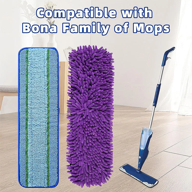 Mop Pads for Bona Family of Mops Pet Microfiber Sweeping Pad Microfiber Deep Clean Pad