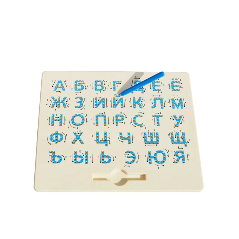 Russian Letter Alphabet Tracing Magpad Magnetic Drawing Board