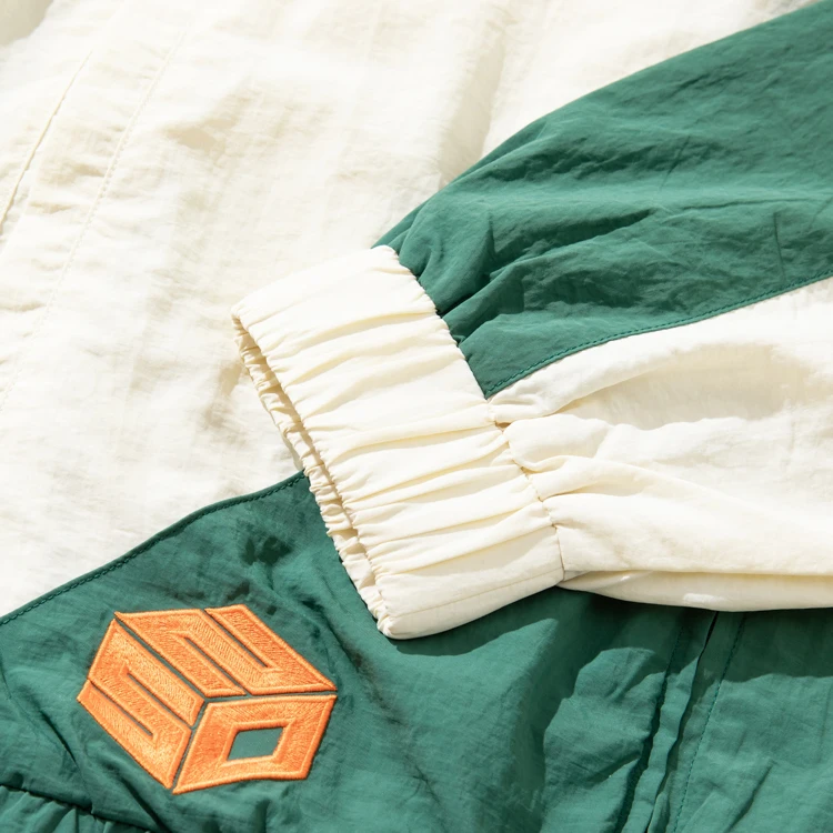 Men Custom Logo Windbreaker Nylon Short Set Windproof  Tracksuit Zipper Jackets And Shorts Two Piece Sets Men