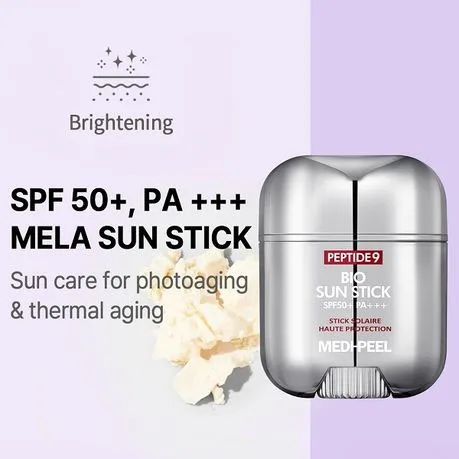 Medi-Peel Skin Care Set Korean Trend Sun Protection Stick High Quality Packaging Peptide 9 Bio Sun Stick 19g PRO