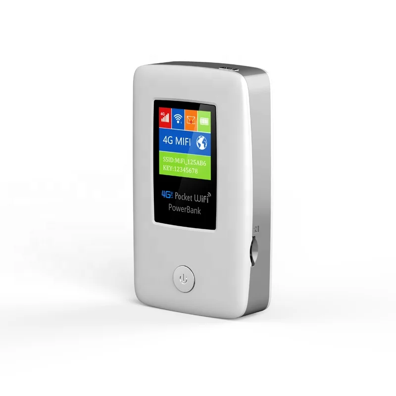 
ODM/OEM Factory product 4G WIFI router with Power Bank 5200mAH CAT4 High Speed Mobile Portable SIM card WiFi Router MI-FI 