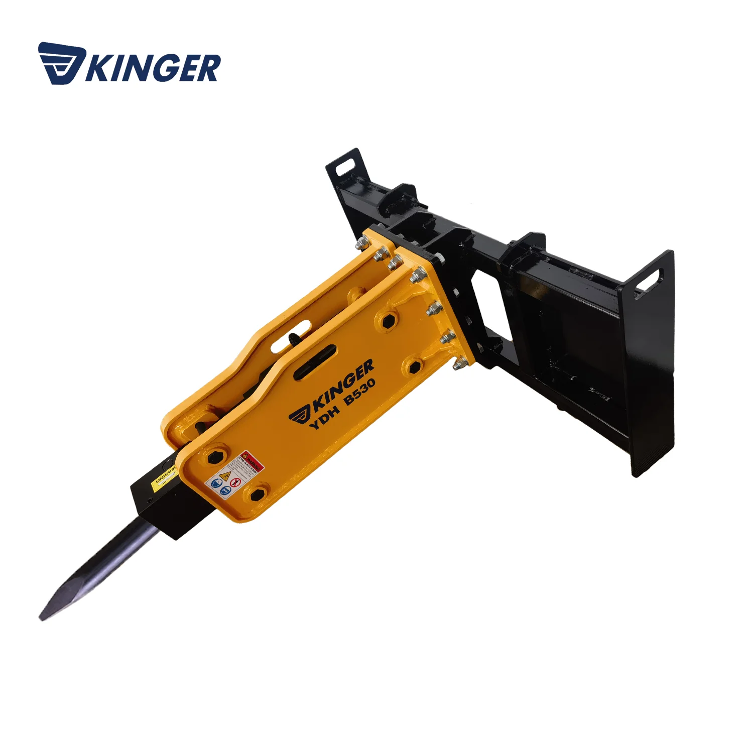 KINGER hydraulic breaker rock hammer for 3ton 4ton mini excavator skid steer loader
