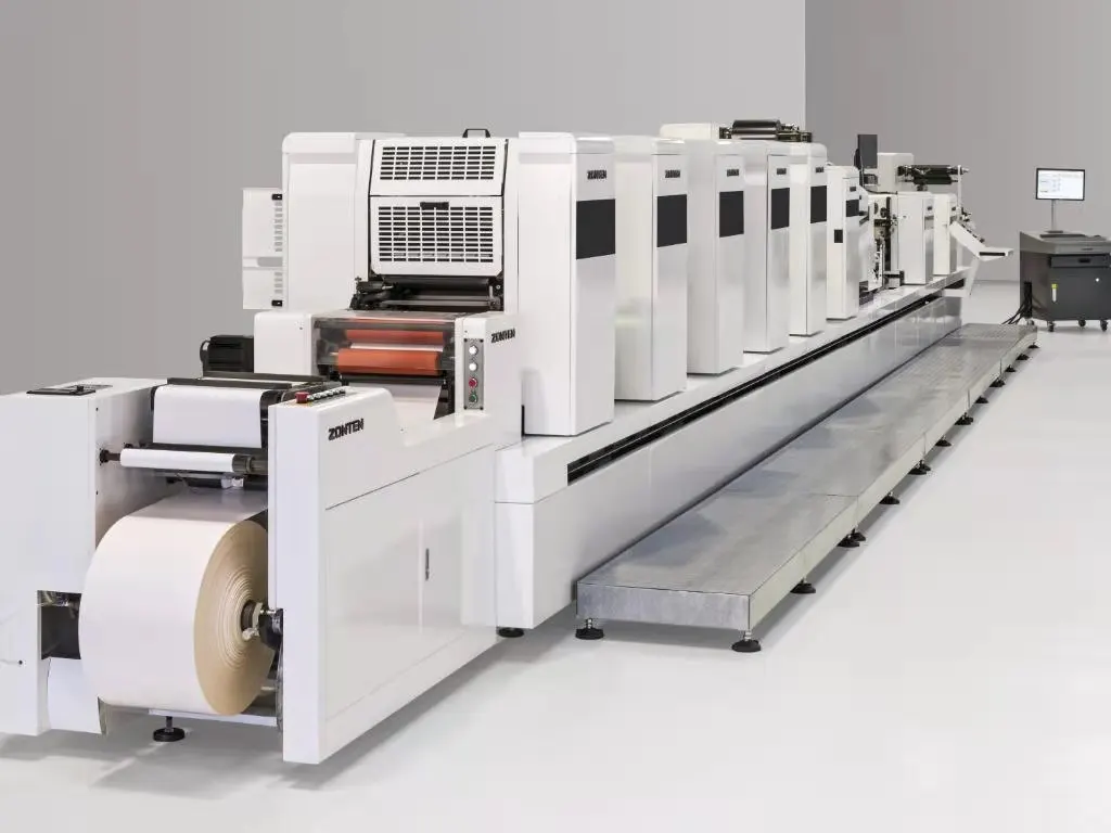 Hot sale ZTJ Intermittent Sticker Paper Offset Printing Machine Price