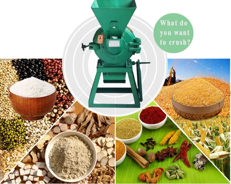 diesel engine/electric motor maize meal grinding flour mill machines prices