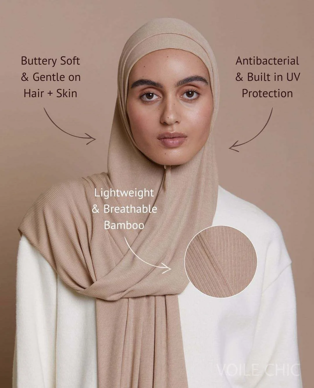 NEW arrival Premium Breathable Bamboo Ribbed Jersey Hijab Stretchy muslim women jersey hijab Scarf QK290