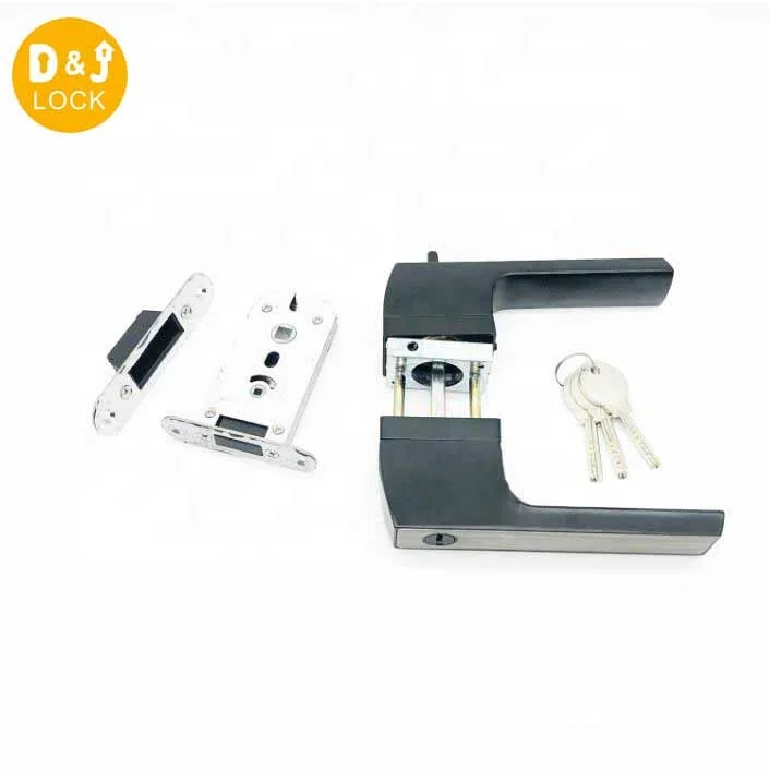 
Zinc Alloy Material Lever Handle Locks Magnetic Latch Door Lock Black Color Door Handle Magnetic Lock 