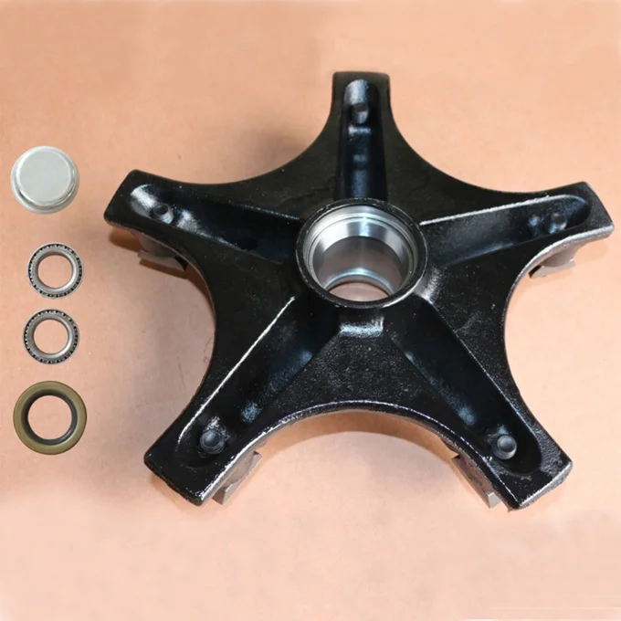 5 lug spoke hub unbrake axle part for utility trailer