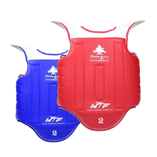 Образец бесплатная доставка оптовая продажа защита для груди тхэквондо с логотипом на заказ боевых искусств