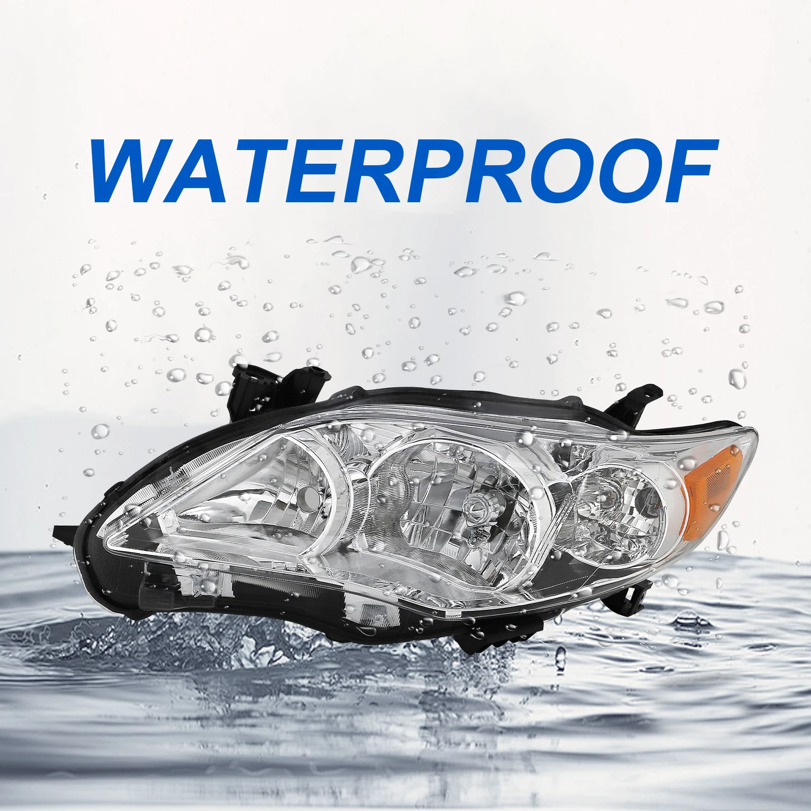 JQ Factory Direct Sale Car Headlight Auto Parts for Toyota Corolla 2011-2013 81110-02B60 81150-02B60 Auto Parts