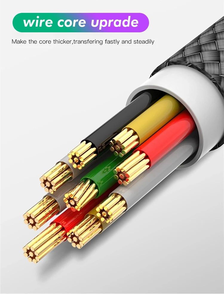 Jellico KSD-51 Micro USB кабель зарядного устройства 1,2 м USB кабель для мобильного телефона для быстрой зарядки Micro Usb кабель для передачи данных