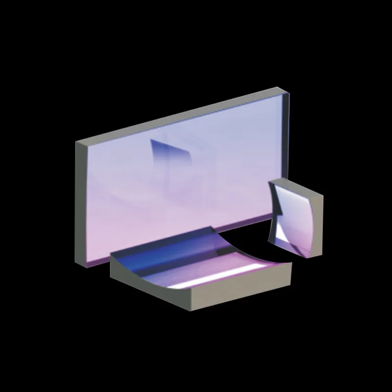 Полуцилиндрическая стеклянная плоско выпуклая линза для лазера