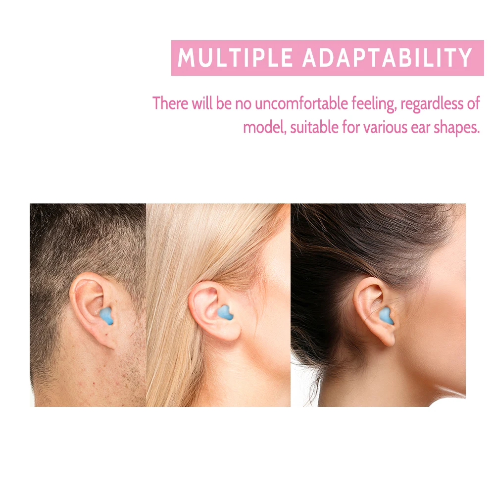 Disposable Noise Cancelling  Soft Swimming Wax Cotton Ear Plugs for Hearing Protection Earplug