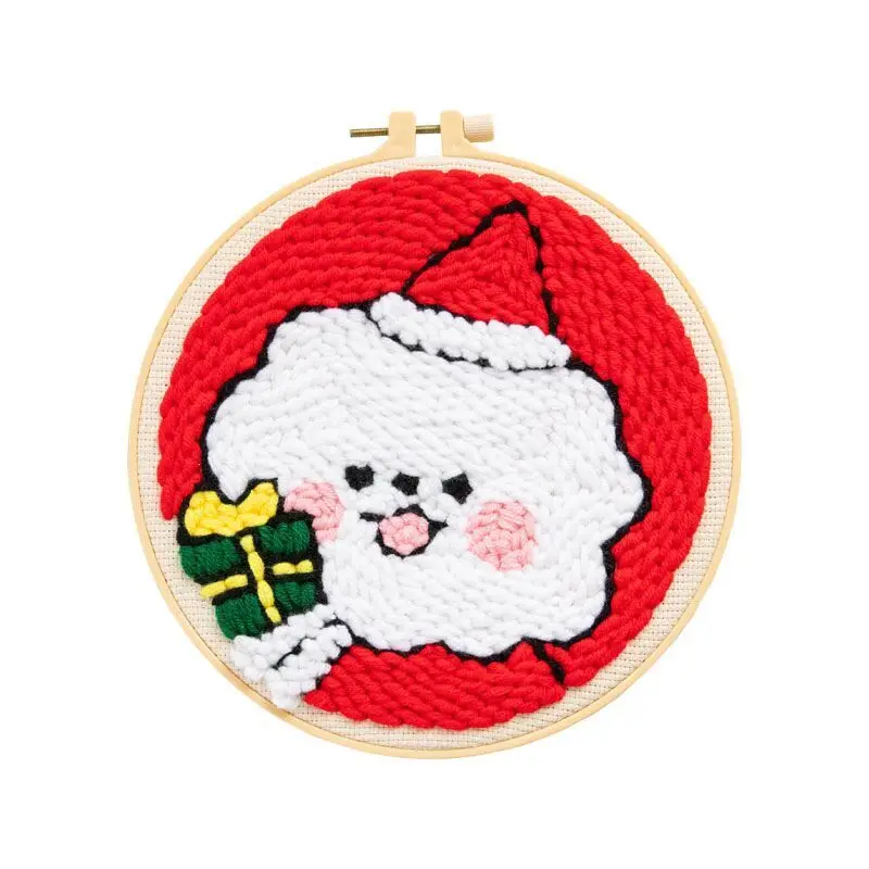 
Childhood Pattern Manual Cross-stitch Kit,Cartoon Style Cross-stitch Set for Kids 