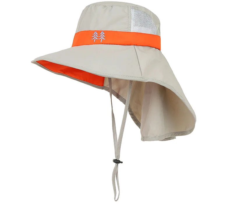Панама сетчатая для защиты шеи и альпинизма, воздухопроницаемая шляпа для защиты от солнца, для маленьких мальчиков и девочек, для детей, на лето