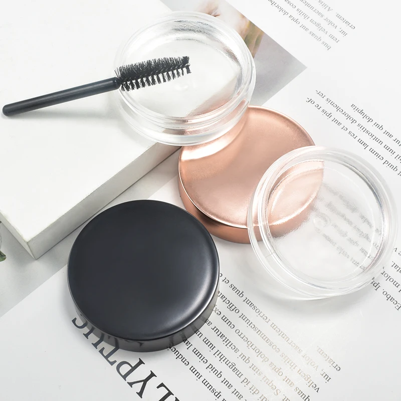 Custom logo brow freeze laminated gel waterproof natural clear vegan colored scented eyebrow styling gel tinted brow gel