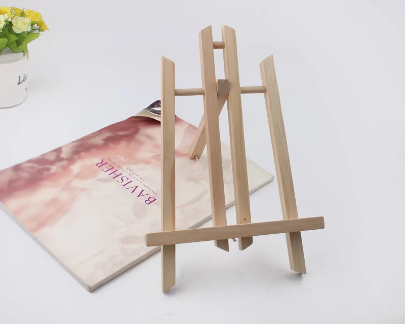 Artecho portable 30cm artist Easel foldable Wooden Painting Easel small Pine wood art easel