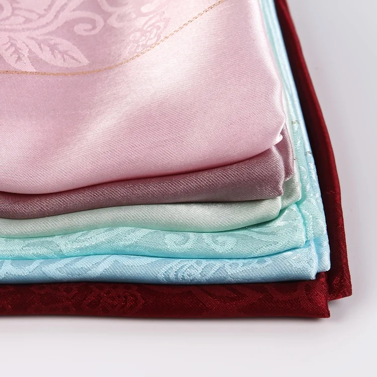 Suiting jacquard textiles brown dyed mikado stain fabric for wedding dress