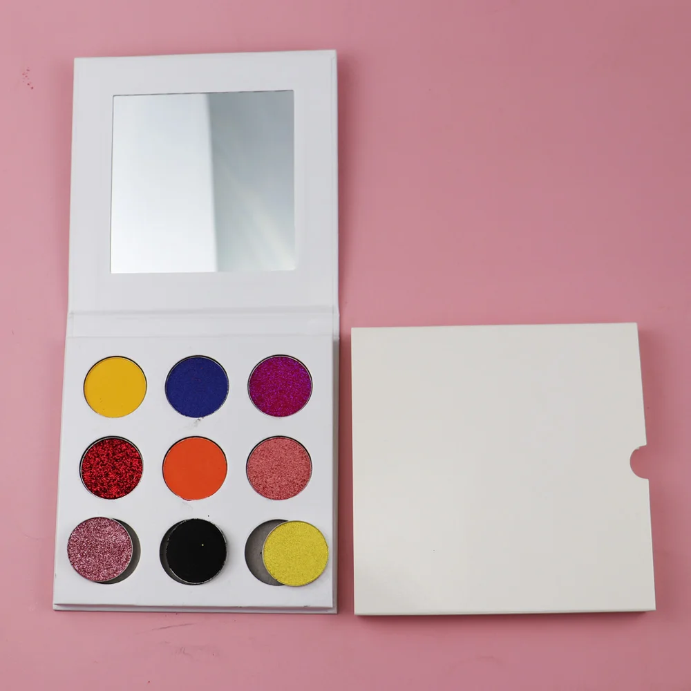 Vegan Matte Eyeshadow Palette Chameleon Metallic Luminous Finish Shimmer Single Eyeshadow Private Label DIY Glitter Eye shadow