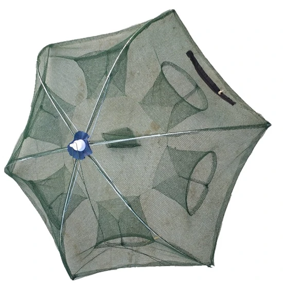 Hot Sale fishing landing net Fishing Nets fishing trap 6/8/12/16 Holes