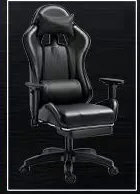 office gamer racing gaming chair with footrest and massage