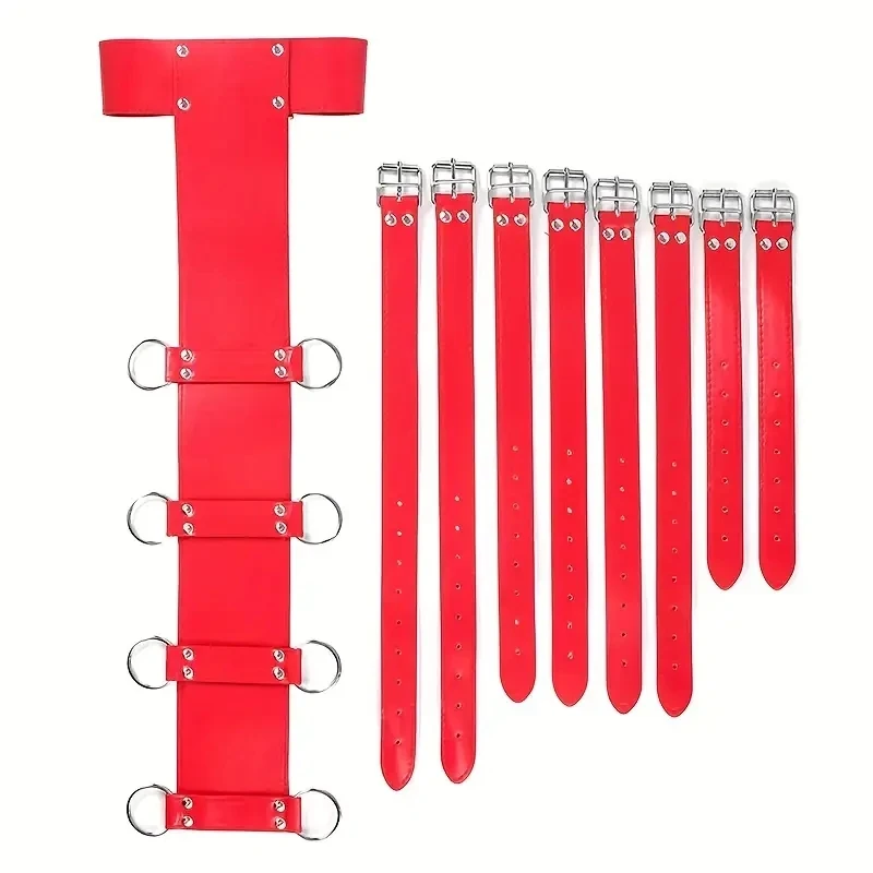 1 Набор секс-игрушек для взрослых из искусственной кожи одежда связывания БДСМ секс-связывания наручники и ремни