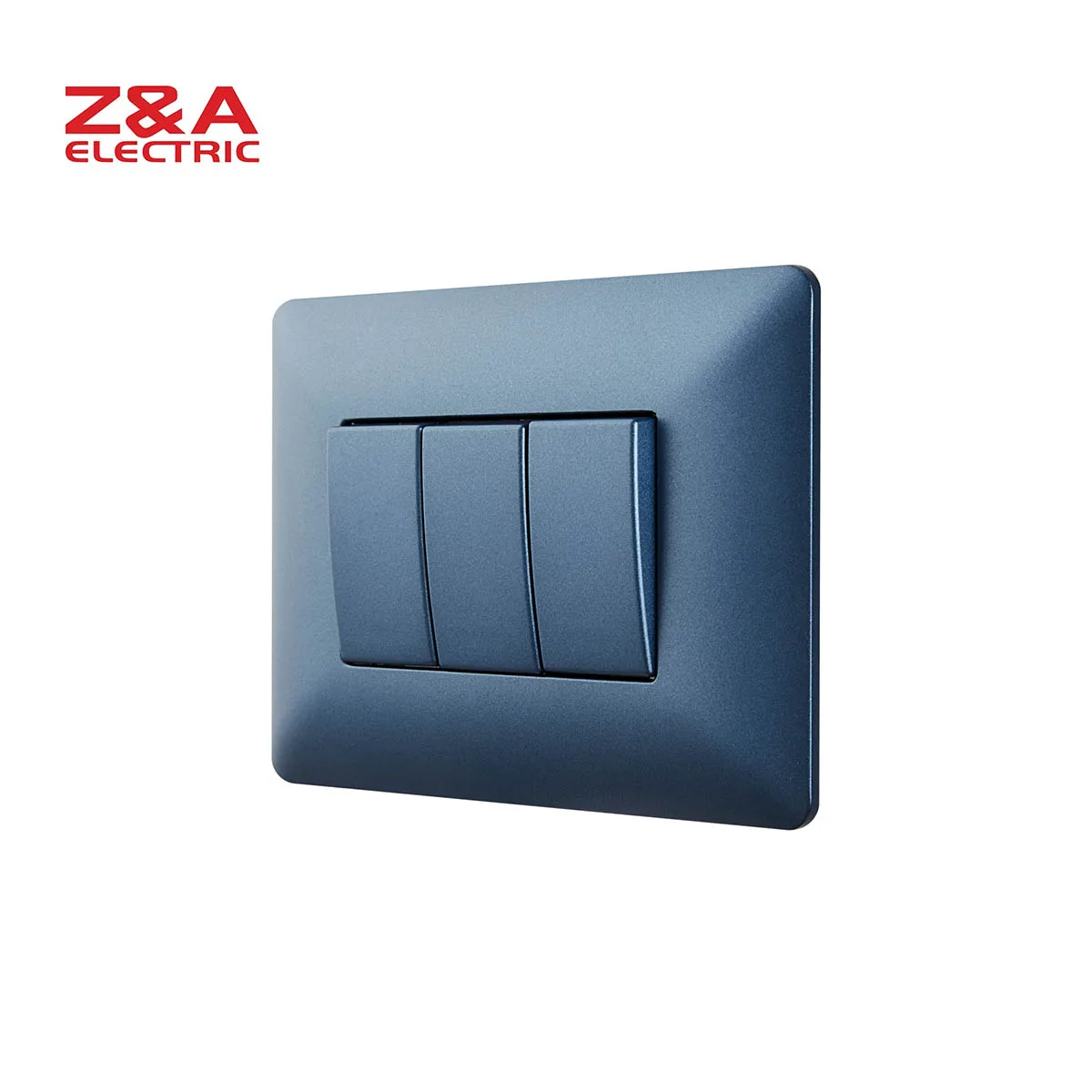 AM2301.FMBU AM Series Full Matte Blue Z&A ZA Electrical  Wall Switch
