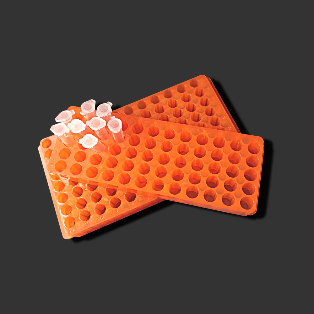 1 шт. лаборатория пробирки держатель стойка 0 5 мл/1 мл центрифужные стенд 2-сторонняя 60 отверстиями пластиковая центрифужная пробирка стеллаж для выставки