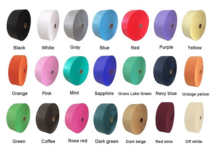 Colorful Pp Non Woven Fabric SS Disposable Nonwoven Fabric Black Spunbond Non-Woven Fabric