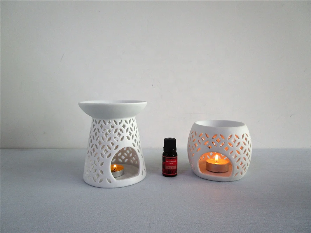 different shape ceramic essential oil burners candle burners