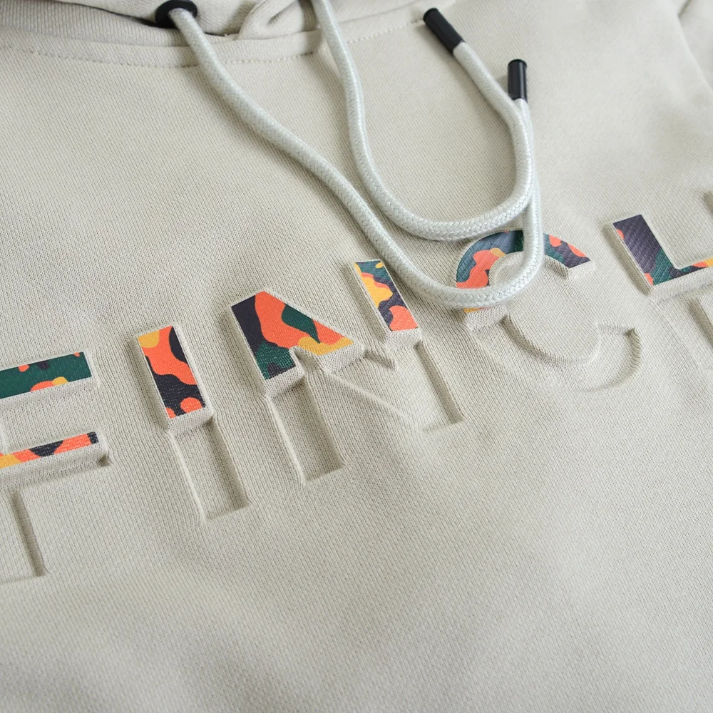 Finch Garment custom logo sweatsuits men sportswear track suit jogger 2 piece set embossed tracksuits for men