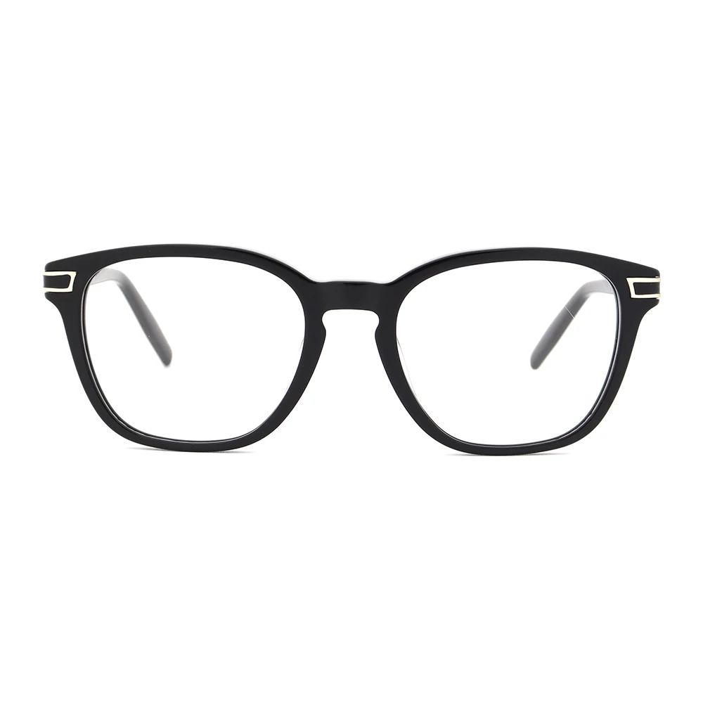 VIFF MB1045 Square Acetate Frames Key Hole Vintage Thin Eye Glasses High Quality Optical Stainless Frame 2022