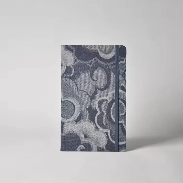 notebook in french spiral notebook graph paper journal wholesale PU leather with elastic band a5 agenda